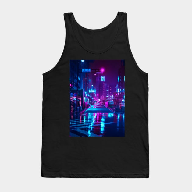 Cyberpunk Tank Top by saufahaqqi